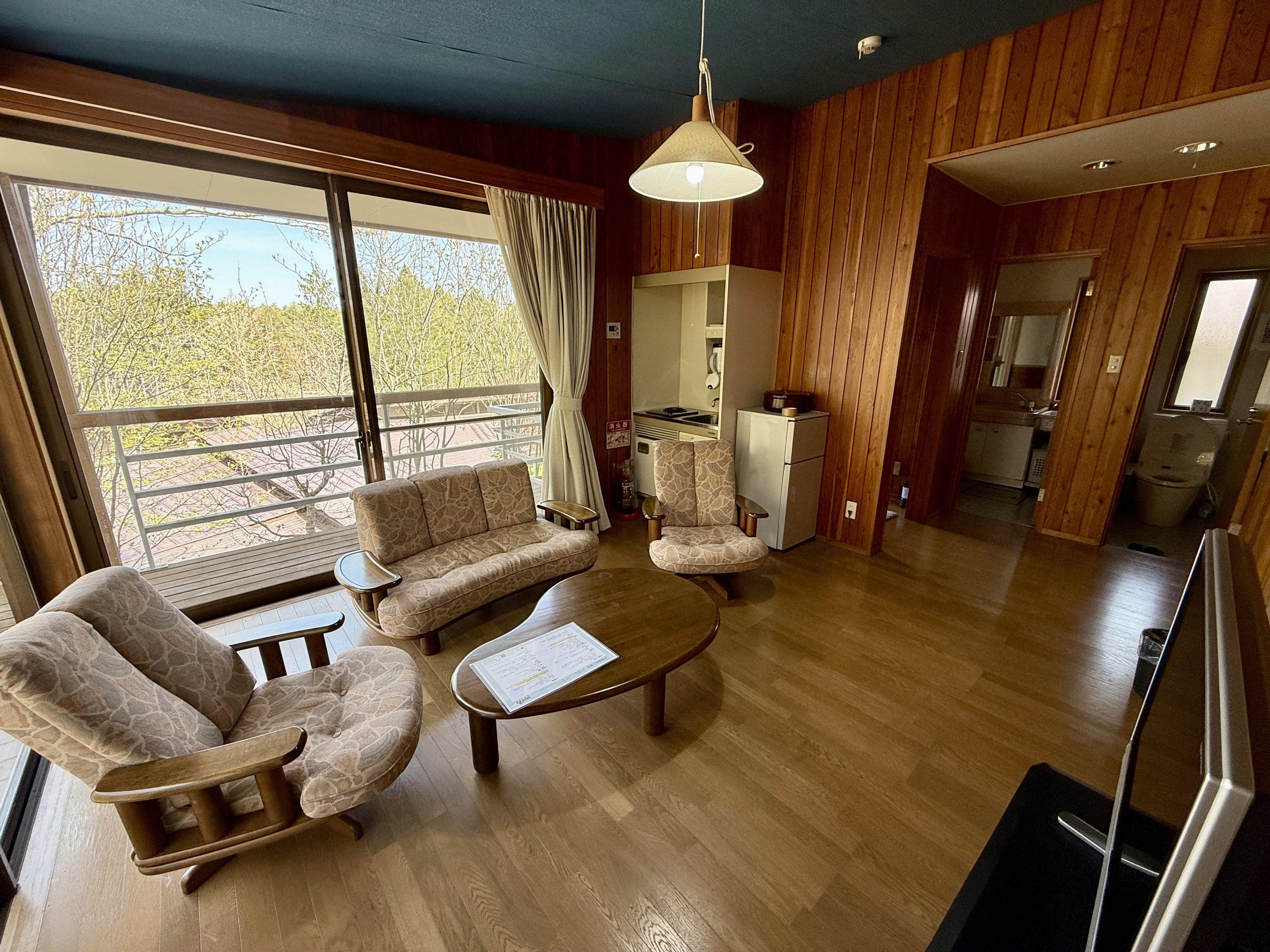 飯綱高原のコテージ宿泊 - 戸隠エリア ホクト飯綱保養所